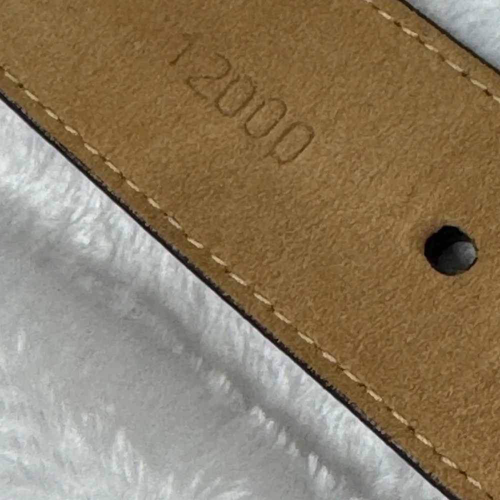 Bullock &‎ Jones Mens Tan Leather Belt Silver Buckle Sz 40 Contrast Stitching